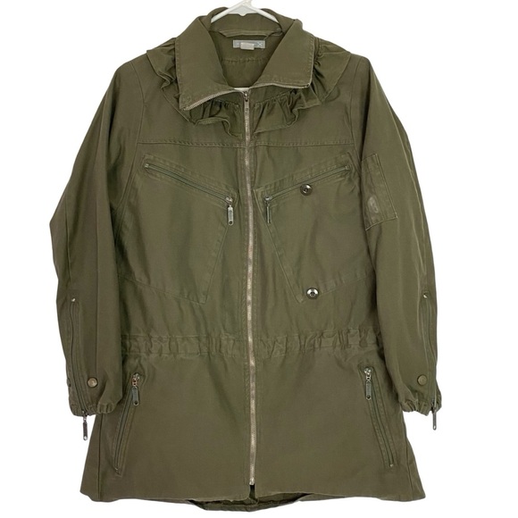 Urban Renewal Utility Jacket Womens Size Small Medium Army Green Outfitters - Picture 1 of 14